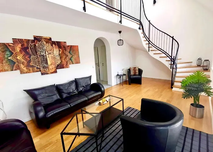 Vienna Roof Top Apartment With Terrace, Parking And Ac